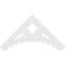 Ekena Millwork Pitch Wellington Architectural Grade PVC Gable Pediment, 60"W x 30"H x 1"P (12/12) GPP060X030X100WEL - alternate 4